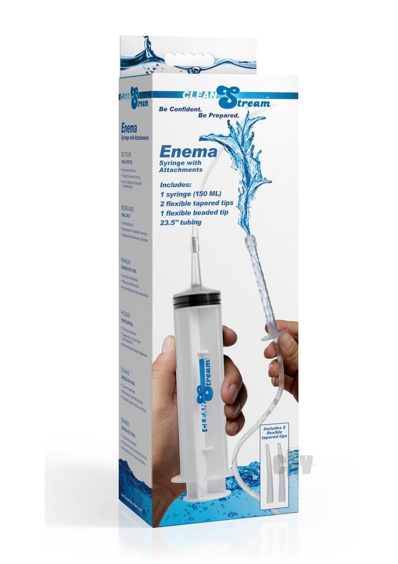 Cleanstream Enema Syringe W/attachment