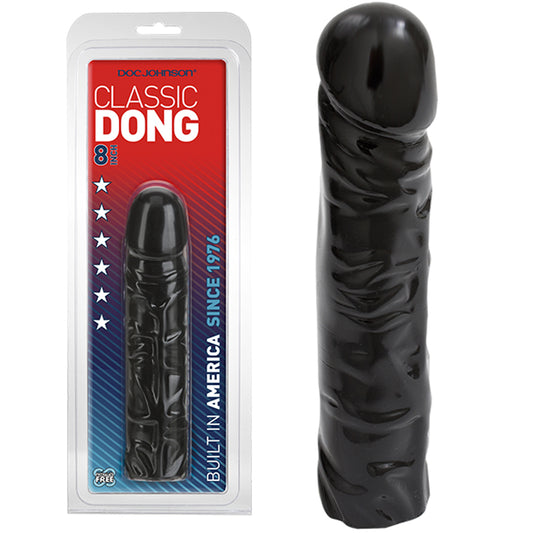Classic Dong 8 inches Black