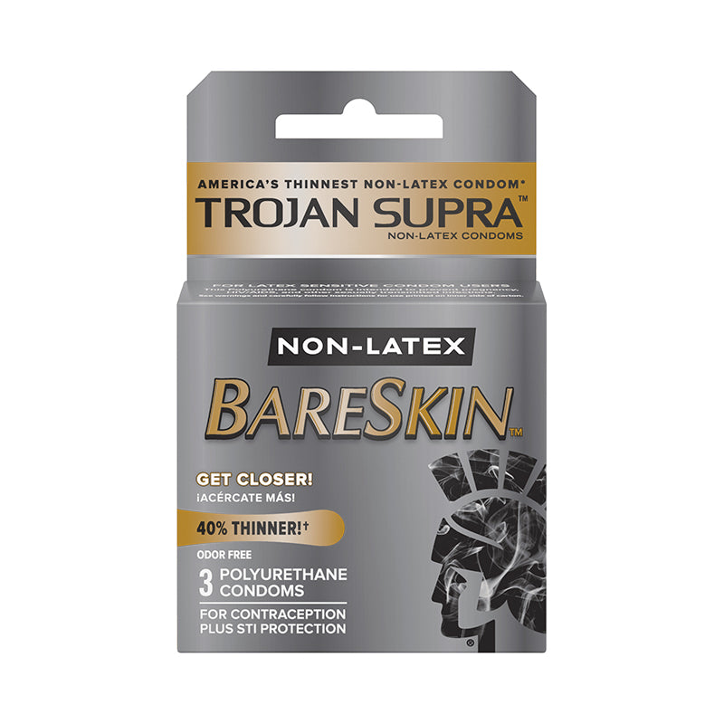 Trojan Supra Microsheer Polyurethane Condoms 3 Pack