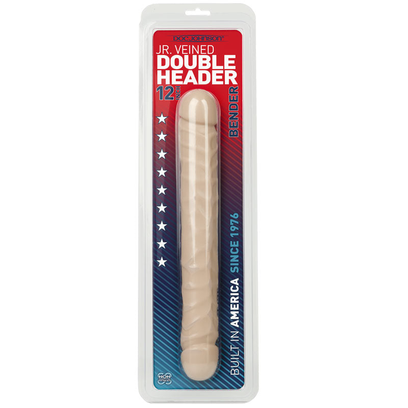 Jr Veined Double Header Bender 12 inches - Beige