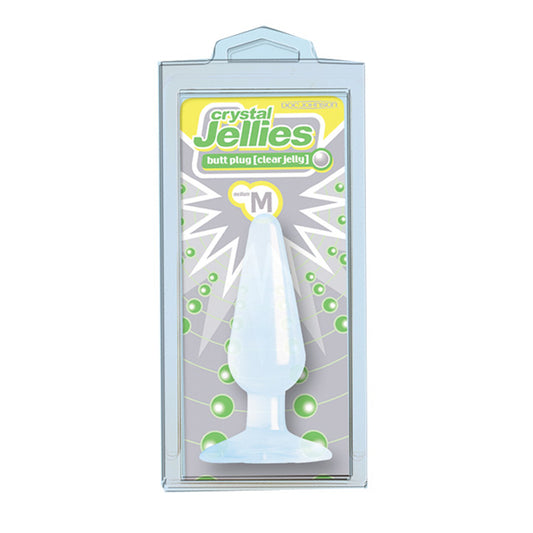 Crystal Jellies Butt Plug Med Clear