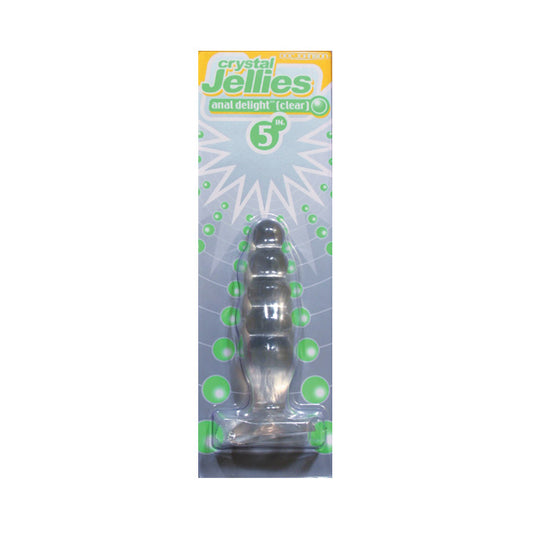 Crystal Jellies Anal Delight 5 inches Clear