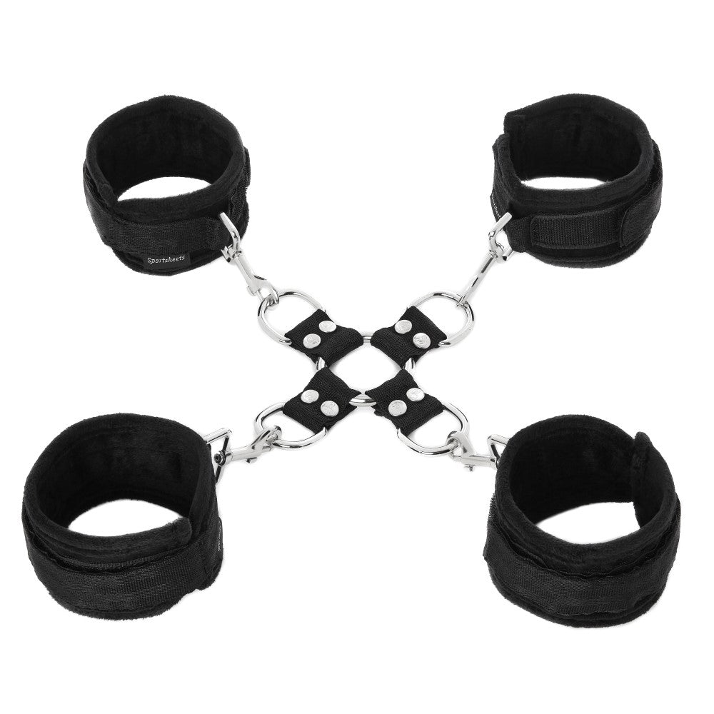 5 Piece Hog Tie And Cuff Set