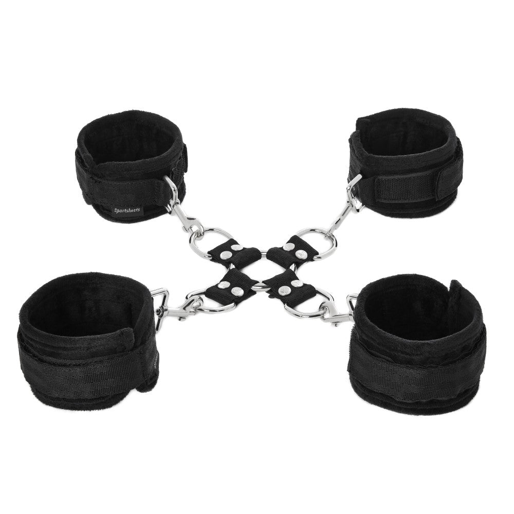 5 Piece Hog Tie And Cuff Set