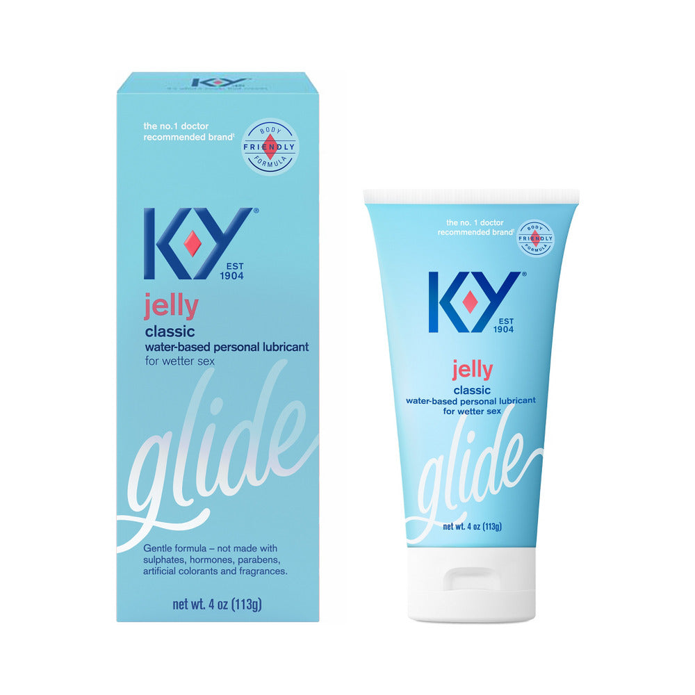 K-Y Jelly 4oz Tube Personal Water Based Lubricant