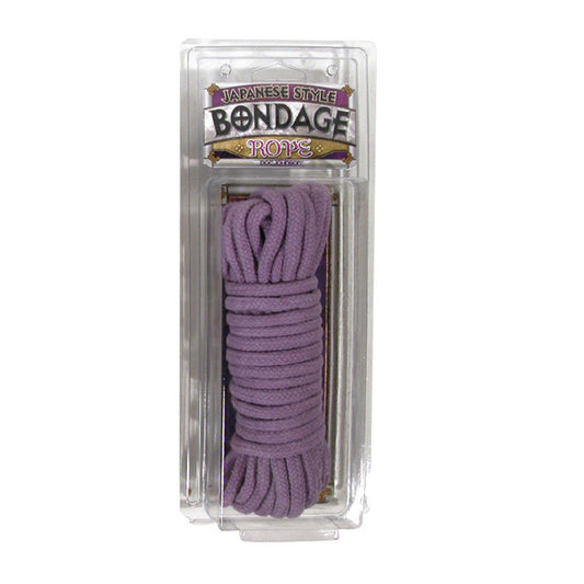 Japanese Style Bondage Rope Cotton Purple 32 feet