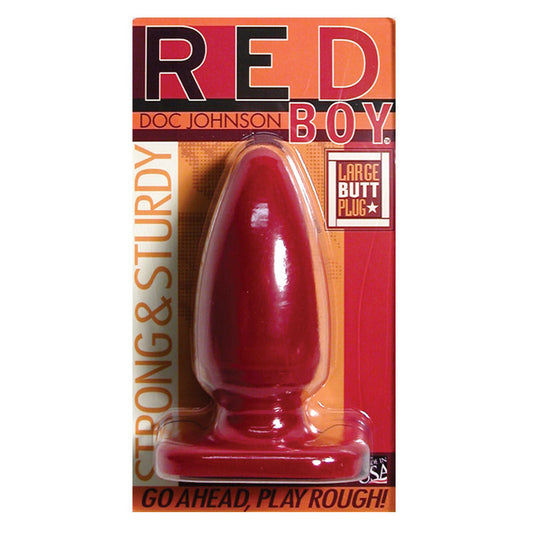 Red Boy - Large Butt Plug Red