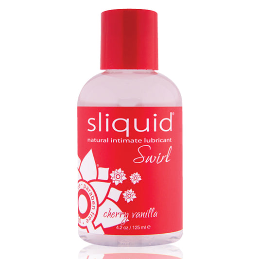 Sliquid Swirl Cherry Vanilla Flavored Lubricant 4.2oz