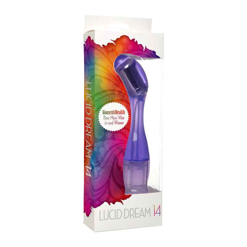 Lucid Dream No 14 Multi Speed Waterproof G Spot Vibrator Purple