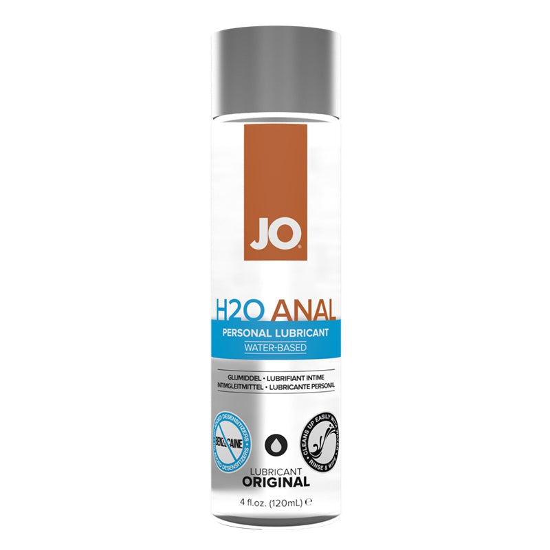 Jo H2O Anal Water Based Lubricant 4 Ounces