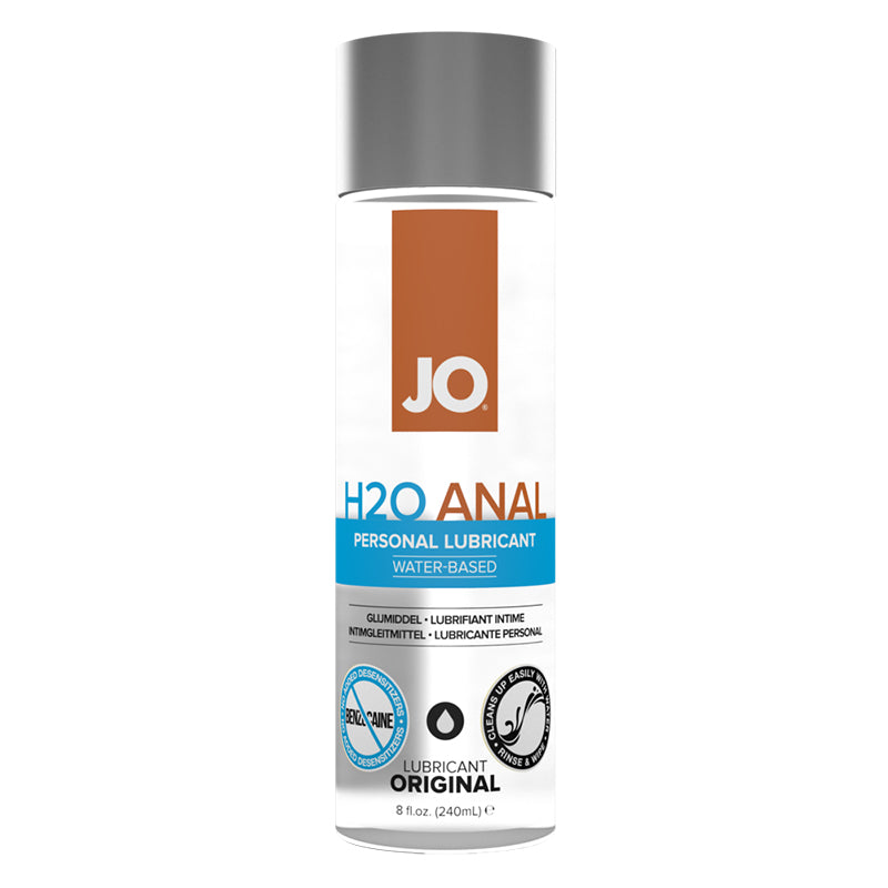 JO H2O Anal Water Based Lubricant 8 ounces