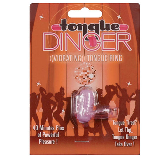 Tongue Dinger Vibrating Tongue Ring-Purple