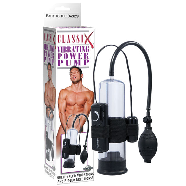 Classix Vibrating Power Pump Black