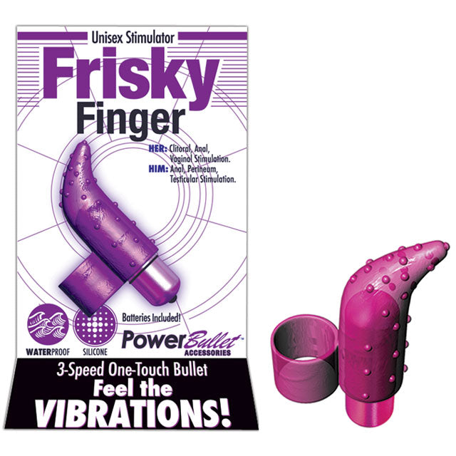 Frisky Finger Massager W Power Bullet Pink –
