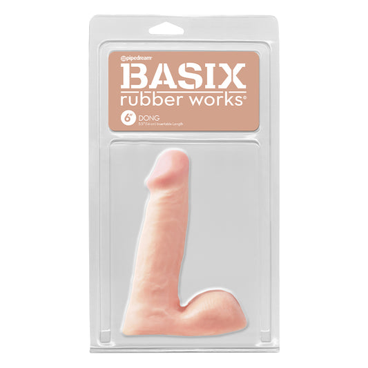 Basix Rubber Works 6 Inch Dong