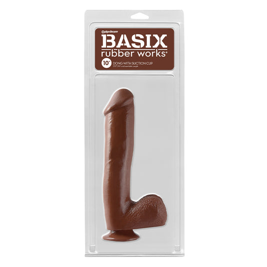 Basix 10 Dong W/suction Brown