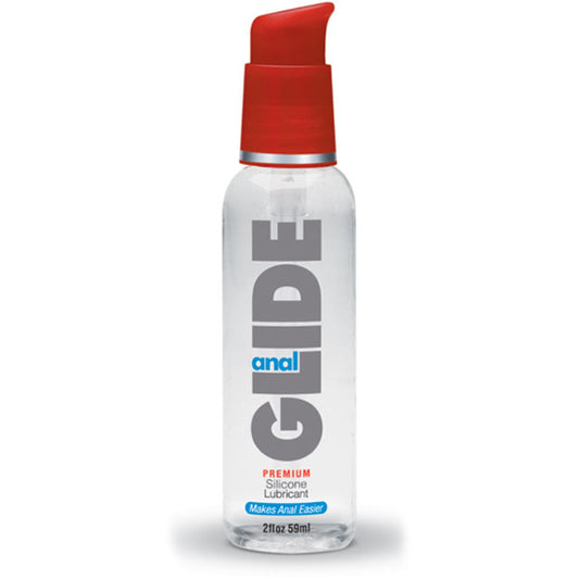 Anal Glide Silicone Lubricant - 2 oz Pump Bottle