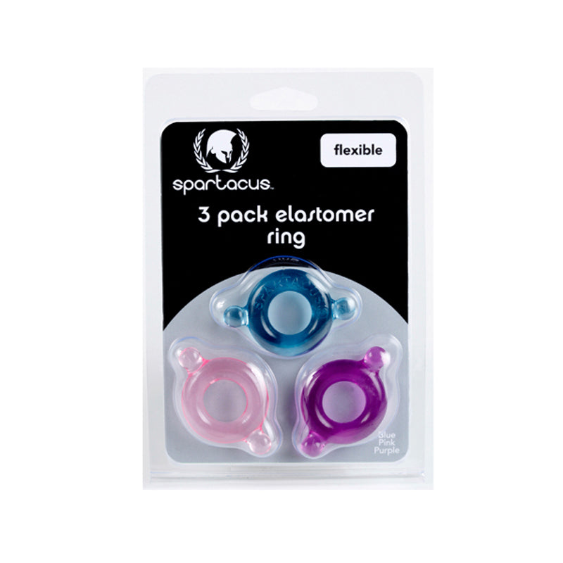 Elastomer Blue/purple/pink Set