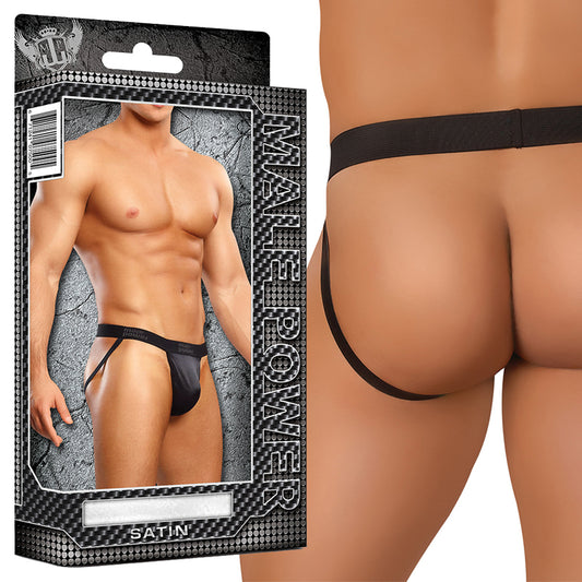 Male Power Satin Lycra Jock Strap L/XL Underwear
