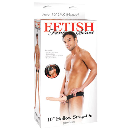 Fetish Fantasy 10 inches Hollow Strap On Beige