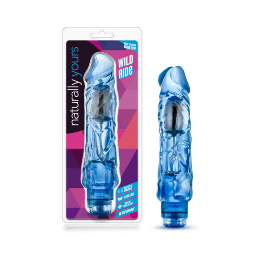 Wild Ride Waterproof Vibrator - Blue