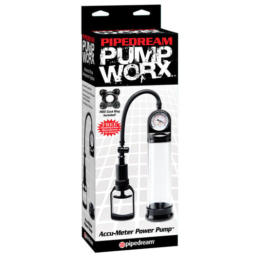 Pump Worx Accu-Meter Power Pump Black