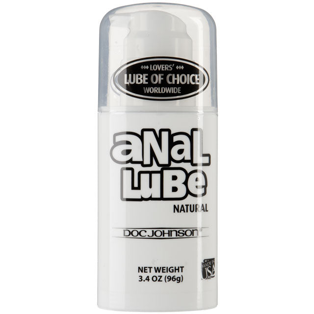 Anal Lube Natural Airless Pump 3.4oz