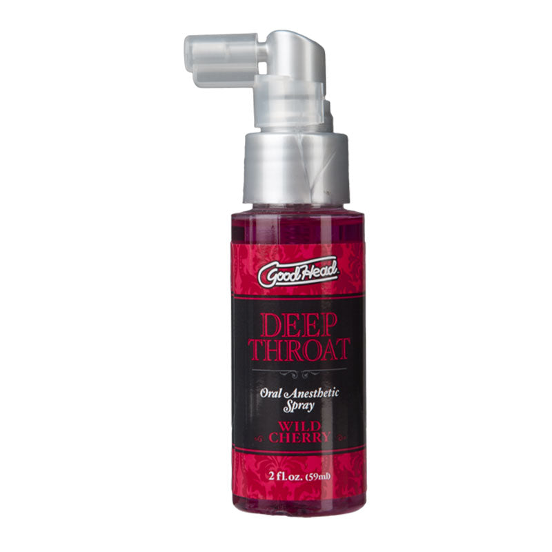 Goodhead Deep Throat Oral Anesthetic Spray Wild Cherry 2oz