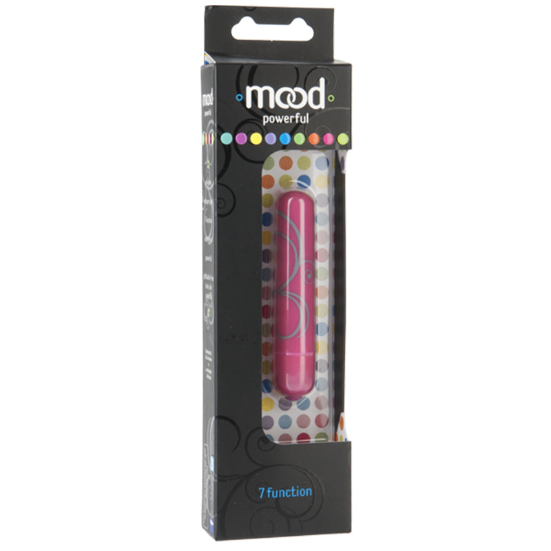 Mood Powerful 7 Function Small Bullet Vibrator Pink –