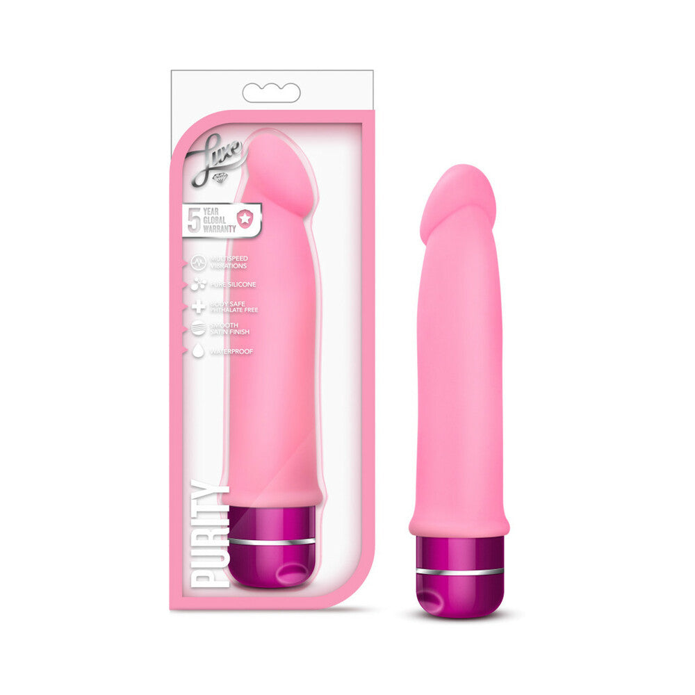 Purity Silicone Vibrator Pink