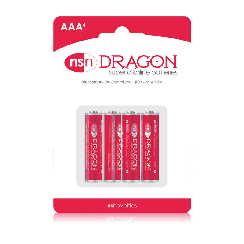 Dragon Alkaline Batteries - AAA Pack of 4
