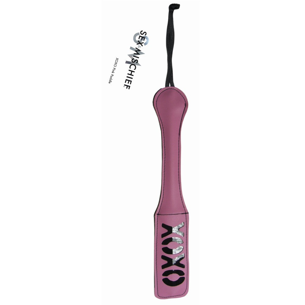 Sex And Mischief XOXO Paddle Pink 12 Inches