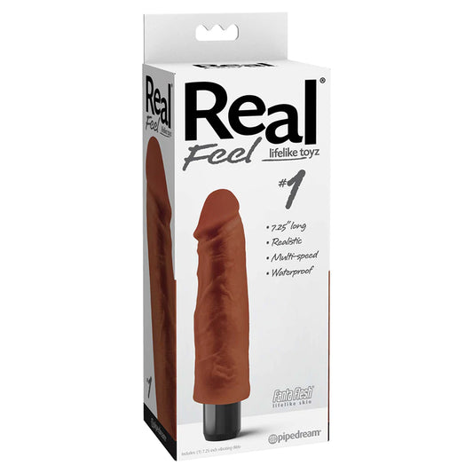 Real Feel Lifelike Toyz No. 1 Brown Vibrator