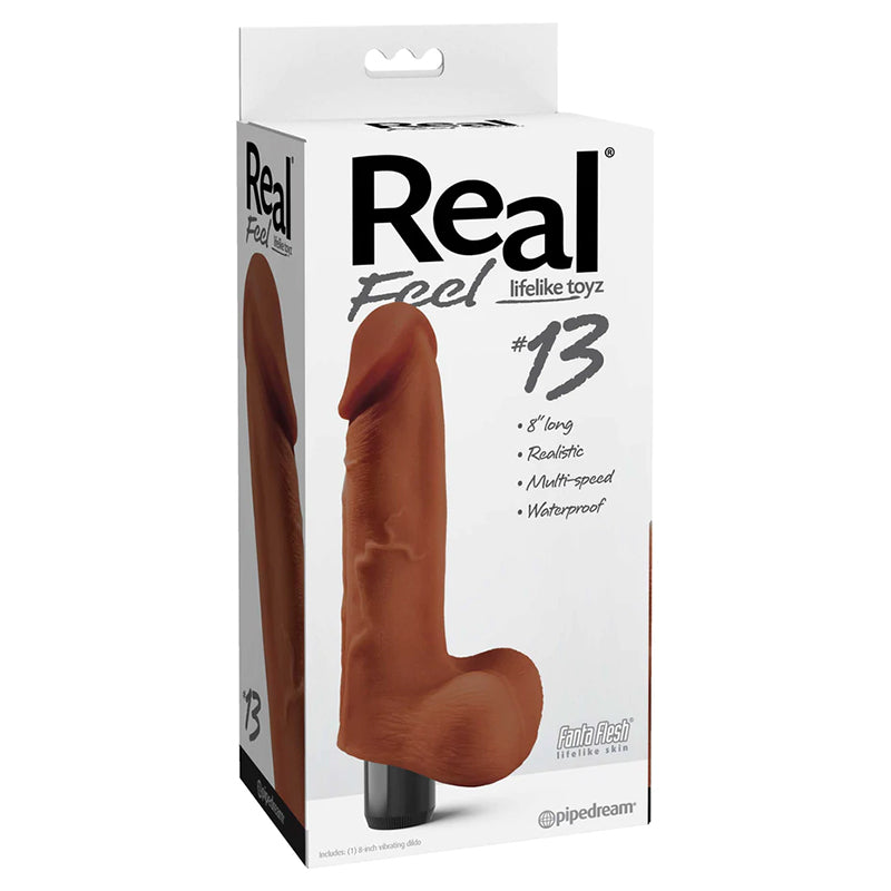 Real Feel Lifelike Toyz No. 13 - Brown Vibrator