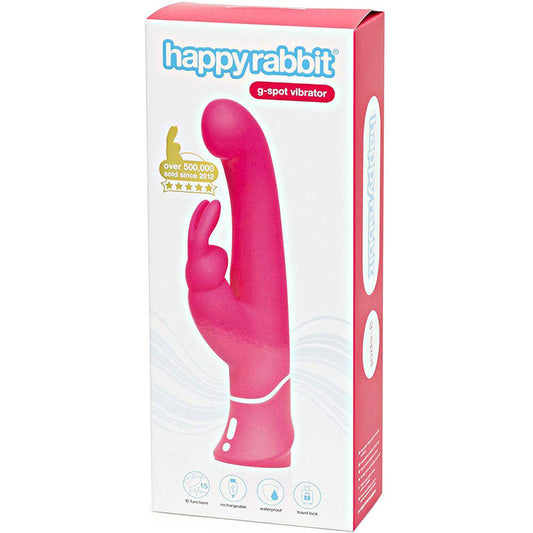 Happy Rabbit 2 G-Spot Vibrator Pink USB Rechargeable