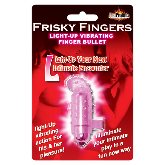 Frisky Finger Light Up Finger Massager - Pink
