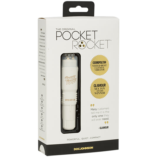 The Original Pocket Rocket White Massager