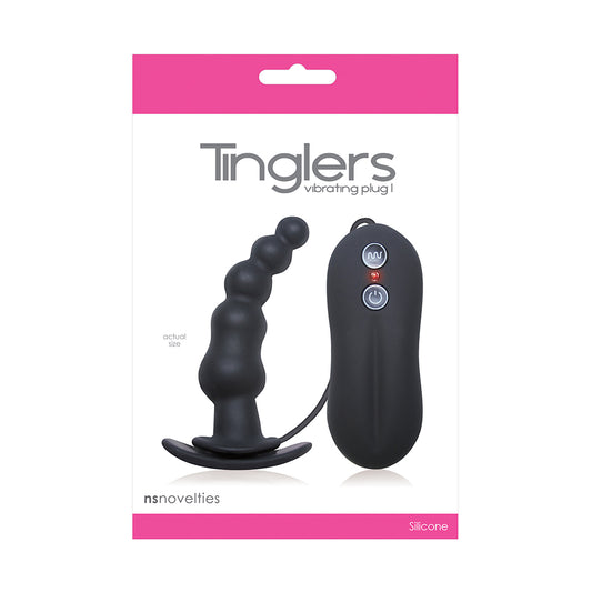 Tinglers Vibrating Butt Plug 1 Black