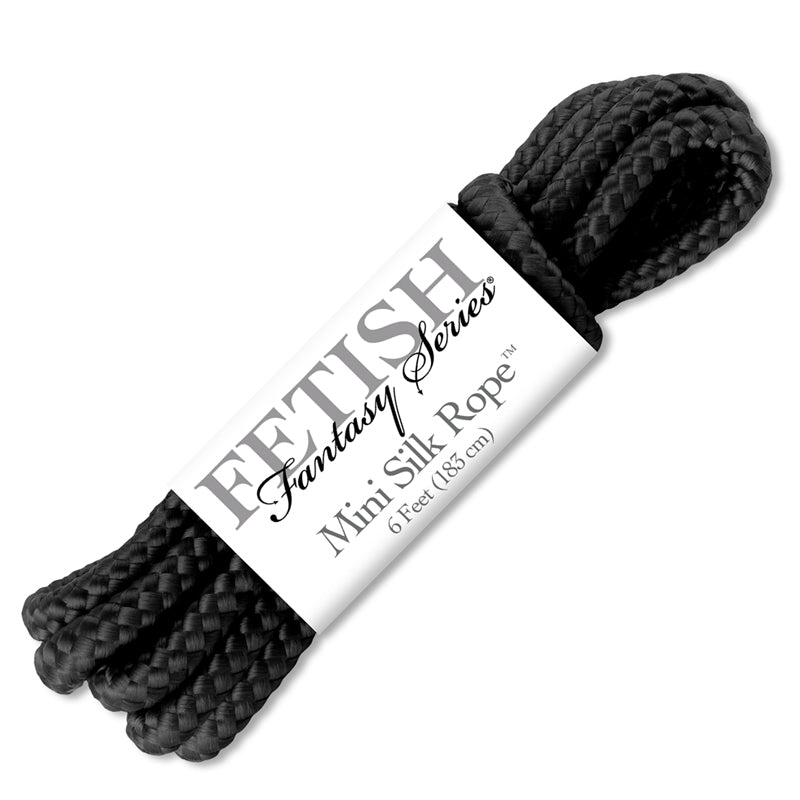 Fetish Fantasy Series Mini Silk Rope - Black