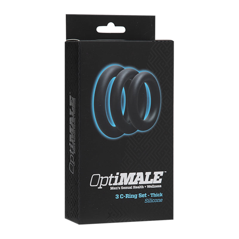 Optimale 3 C Ring Set Thick Black