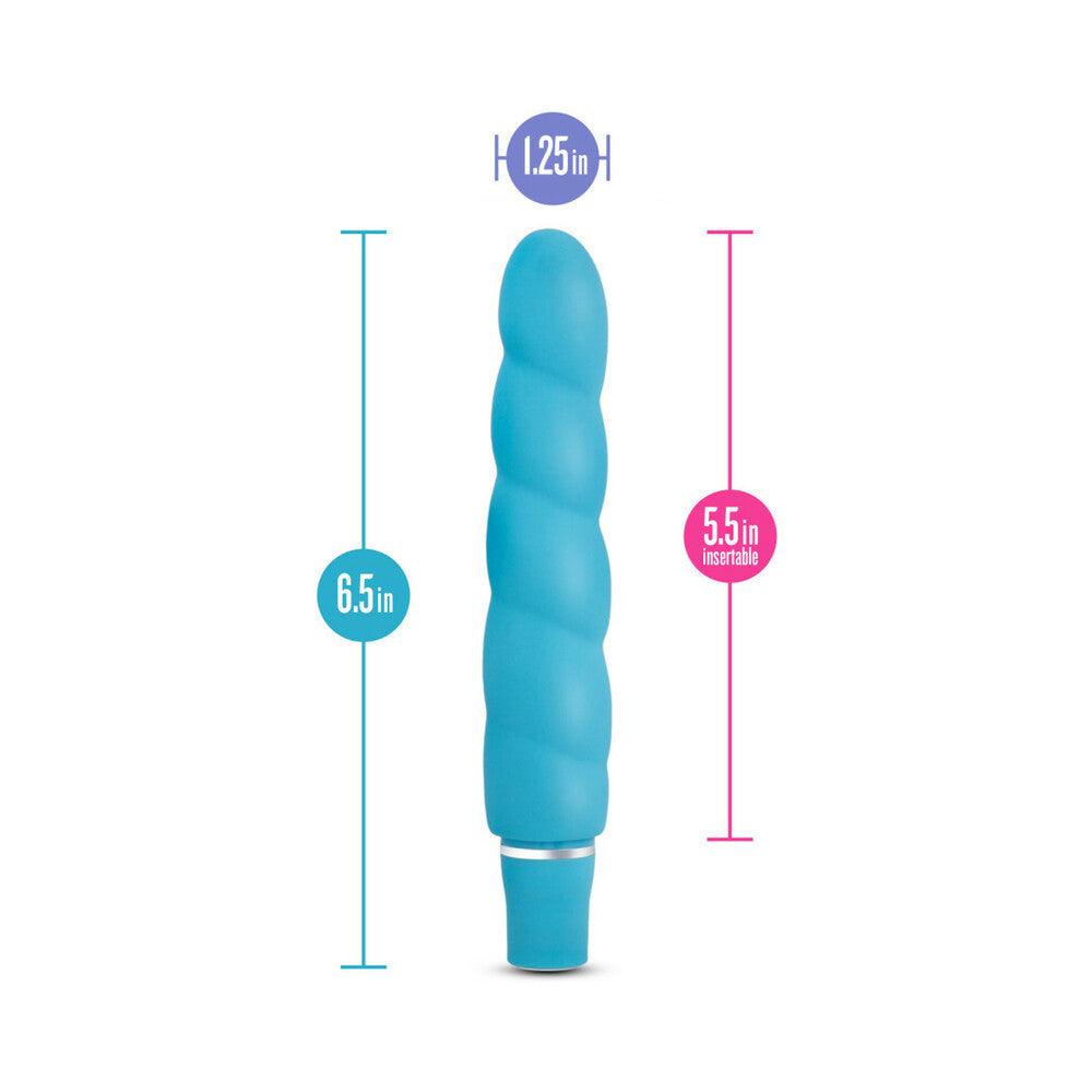 Anastasia Silicone 10 Speed Vibe - Aqua