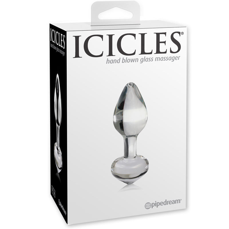 Icicles No. 44 Clear Butt Plug