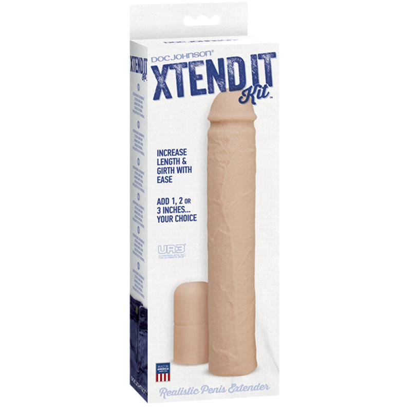 Xtend It Kit Realistic Penis Extender Beige