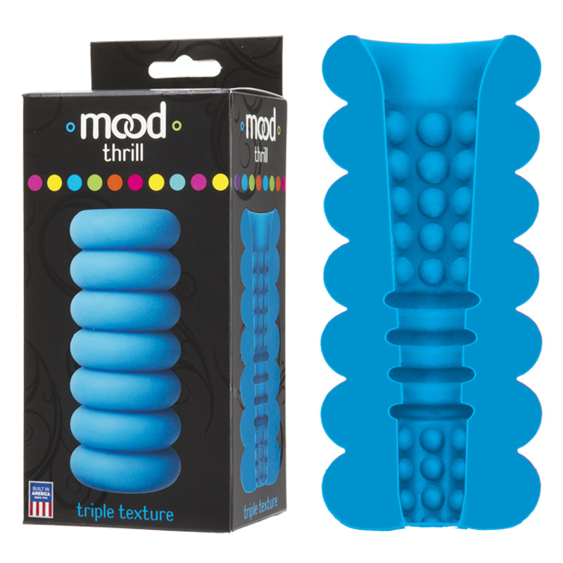 Mood Thrill Triple Texture Blue Stroker
