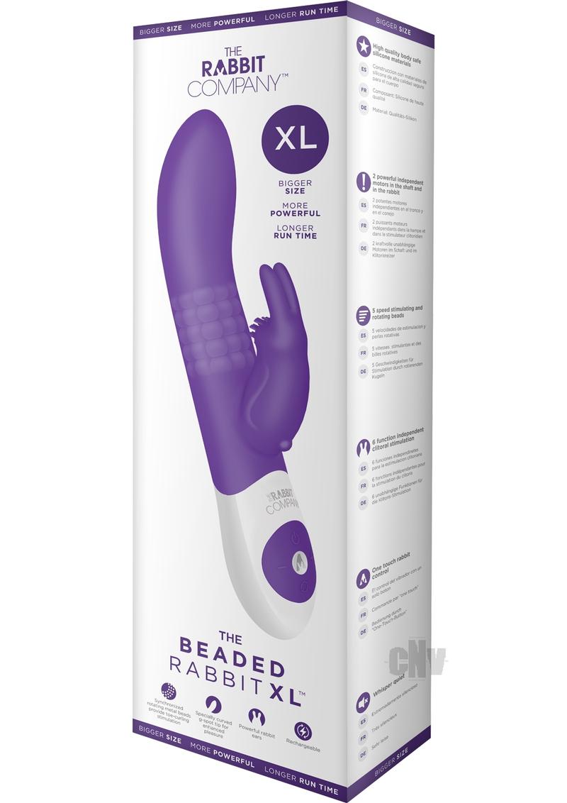 The Beaded Rabbit Vibrator Xl Purple –