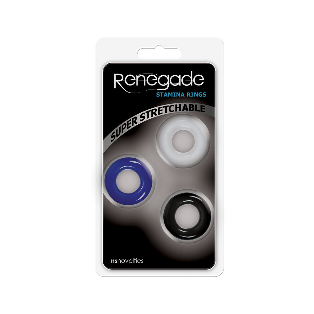 Renegade Stamina Rings Set 3 Assorted Colors