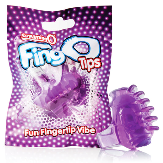 Fingo Tips Purple Fingertip Vibrator- Purple