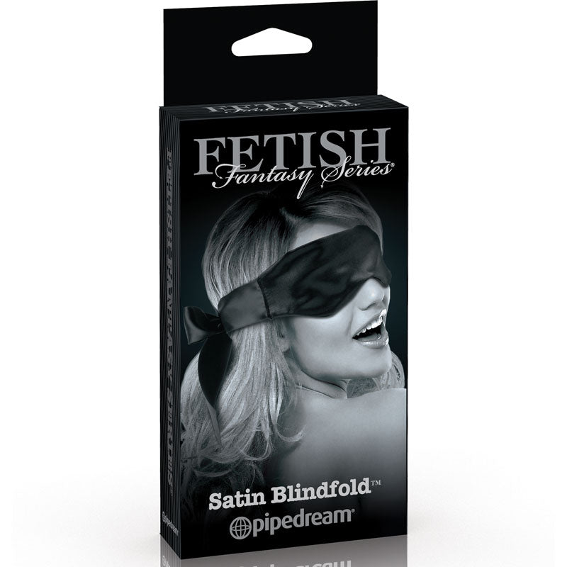 Ffle Satin Blindfold Black