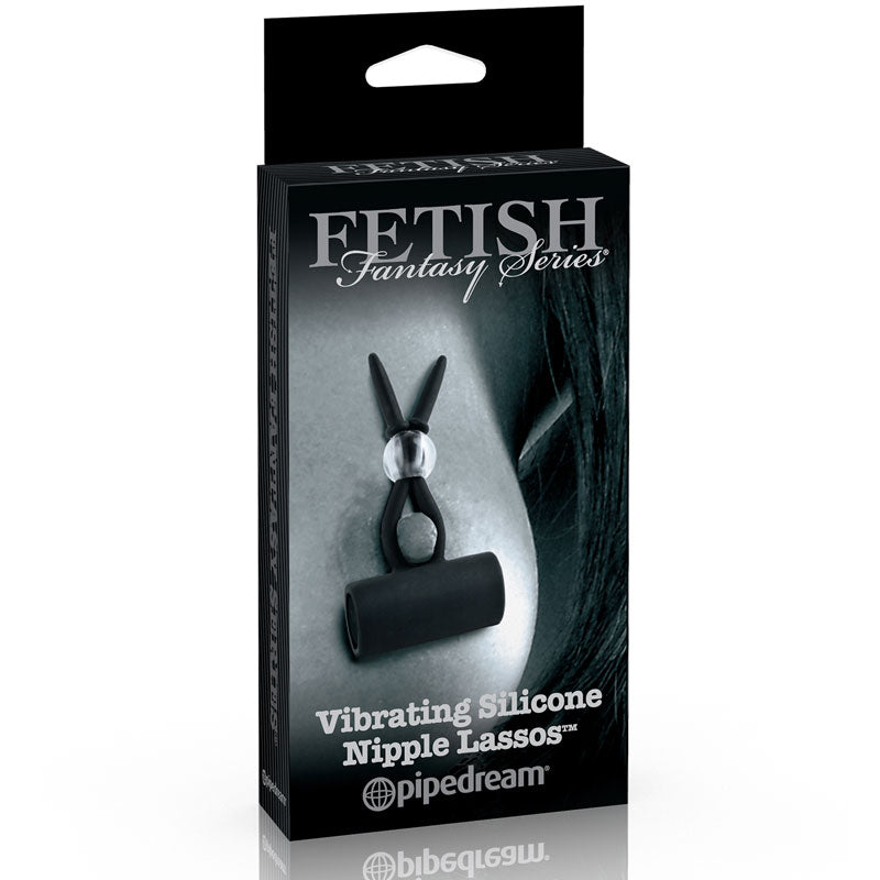 Ffle Vibe Silicone Nipple Lassos Black