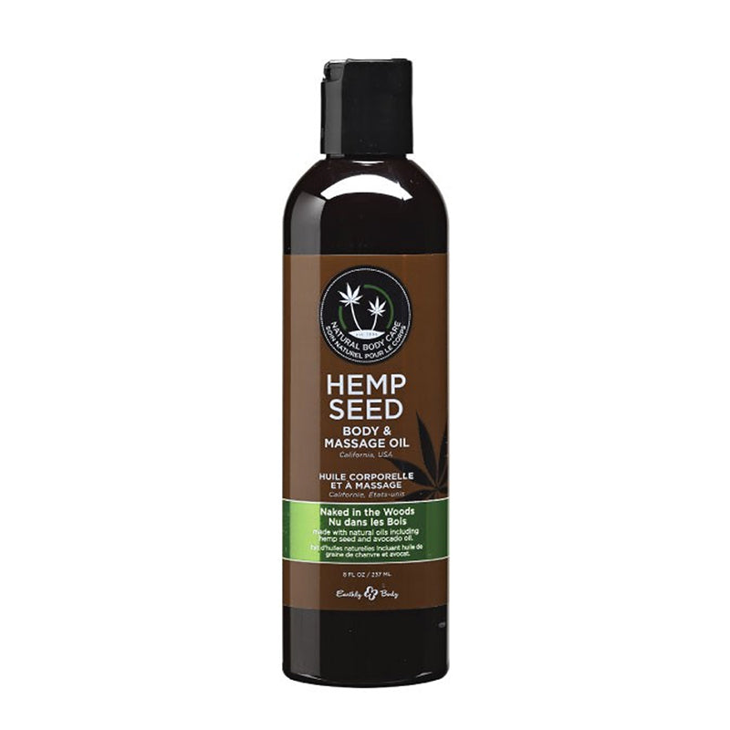 Earthly Body Massage & Body Oil - 8 oz Naked in the Woods
